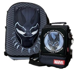 The Black Panther backpack and lunch box Disney Store original